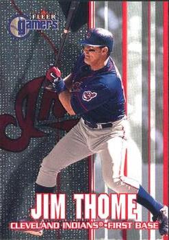 2000 Fleer Gamers #77 Jim Thome Front