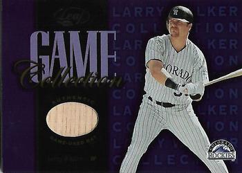 2002 Leaf - Game Collection #LW-B Larry Walker Front