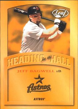 2002 Leaf - Heading for the Hall #HH-10 Jeff Bagwell Front
