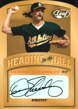 2002 Leaf - Heading for the Hall Autographs #HH-4 Dennis Eckersley Front