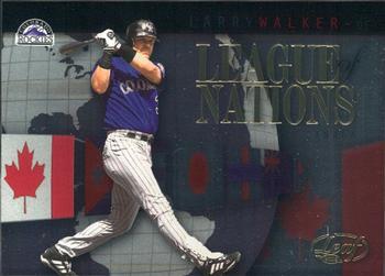 2002 Leaf - League of Nations #LN-4 Larry Walker Front