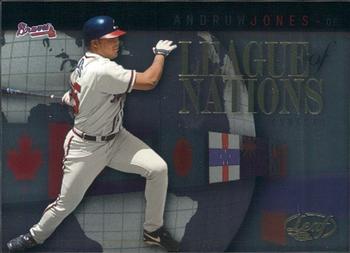 2002 Leaf - League of Nations #LN-5 Andruw Jones Front
