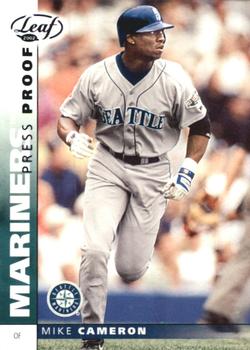 2002 Leaf - Press Proofs Blue #45 Mike Cameron  Front