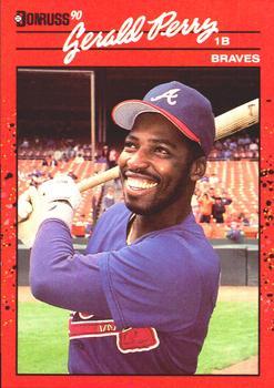 1990 Donruss #153 Gerald Perry Front