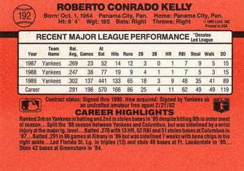 1990 Donruss #192 Roberto Kelly Back