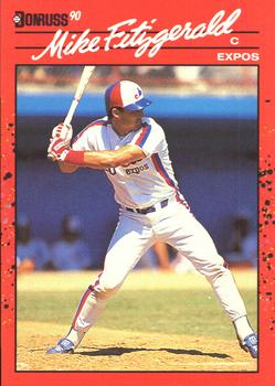 1990 Donruss #392 Mike Fitzgerald Front