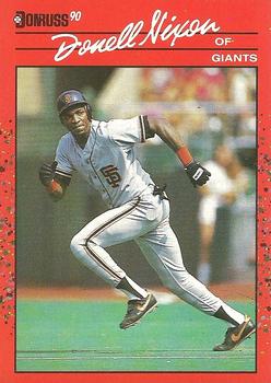 1990 Donruss #571 Donell Nixon Front