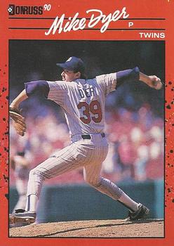 1990 Donruss #642 Mike Dyer Front