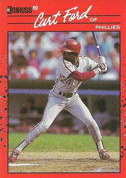 1990 Donruss #694 Curt Ford Front