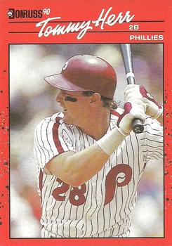 1990 Donruss #75 Tommy Herr Front