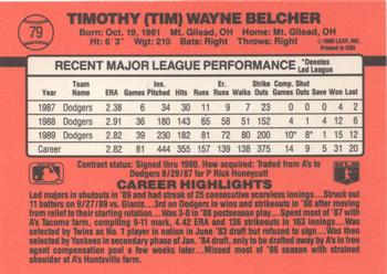 1990 Donruss #79 Tim Belcher Back