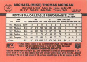 1990 Donruss #132 Mike Morgan Back