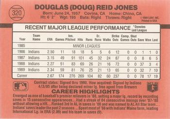 1990 Donruss #320 Doug Jones Back