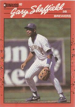 1990 Donruss #501 Gary Sheffield Front