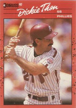 1990 Donruss #549 Dickie Thon Front