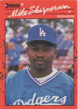 1990 Donruss #603 Mike Sharperson Front