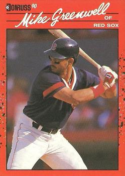1990 Donruss #66 Mike Greenwell Front