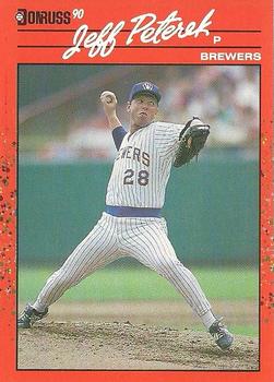 1990 Donruss #530 Jeff Peterek Front