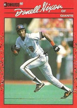 1990 Donruss #571 Donell Nixon Front