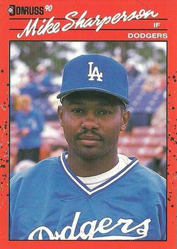 1990 Donruss #603 Mike Sharperson Front
