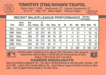 574 Tim Teufel - Minnesota Twins - 1984 Fleer Baseball – Isolated Cards