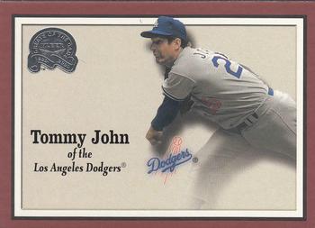 2000 Fleer Greats of the Game #52 Tommy John Front