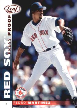2002 Leaf - Press Proofs Red #11 Pedro Martinez  Front