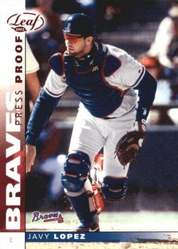 2002 Leaf - Press Proofs Red #103 Javy Lopez  Front