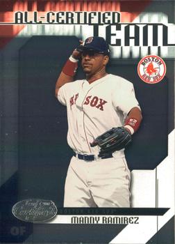 2002 Leaf Certified - All-Certified Team #AC-15 Manny Ramirez  Front