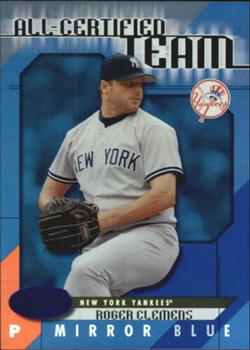 2002 Leaf Certified - All-Certified Team Blue #AC-9 Roger Clemens  Front