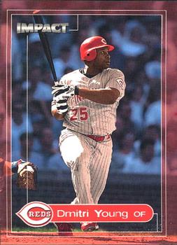 2000 Fleer Impact #112 Dmitri Young Front