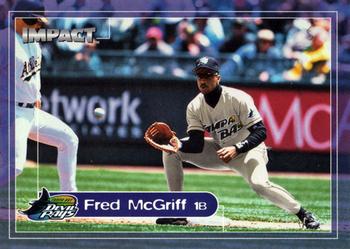 2000 Fleer Impact #153 Fred McGriff Front