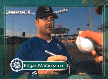 2000 Fleer Impact #47 Edgar Martinez Front