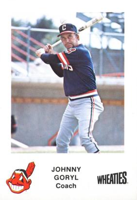 1983 Wheaties Cleveland Indians #NNO Johnny Goryl Front