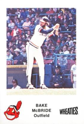 1983 Wheaties Cleveland Indians #NNO Bake McBride Front