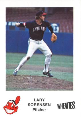 1983 Wheaties Cleveland Indians #NNO Lary Sorensen Front