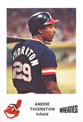 1983 Wheaties Cleveland Indians #NNO Andre Thornton Front