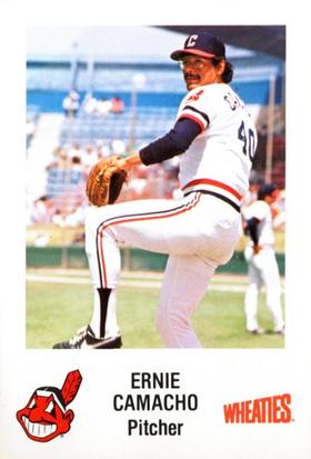 1984 Wheaties Cleveland Indians #NNO Ernie Camacho Front
