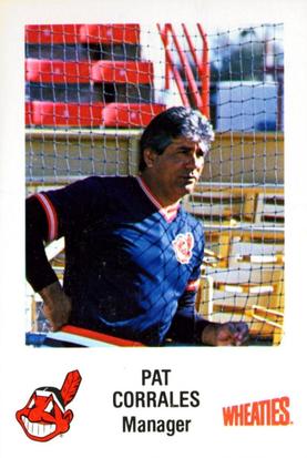 1984 Wheaties Cleveland Indians #NNO Pat Corrales Front