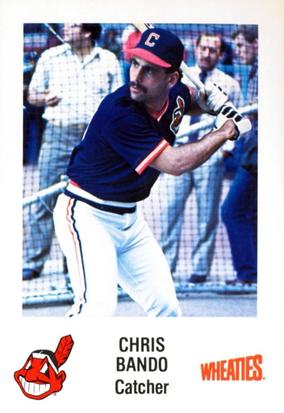 1984 Wheaties Cleveland Indians #NNO Chris Bando Front