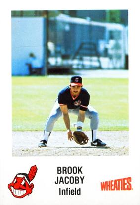 1984 Wheaties Cleveland Indians #NNO Brook Jacoby Front