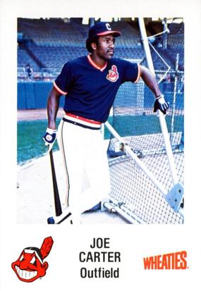 1984 Wheaties Cleveland Indians #NNO Joe Carter Front