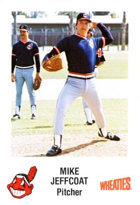 1984 Wheaties Cleveland Indians #NNO Mike Jeffcoat Front