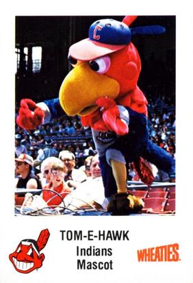 1984 Wheaties Cleveland Indians #NNO Tom-E-Hawk  Front