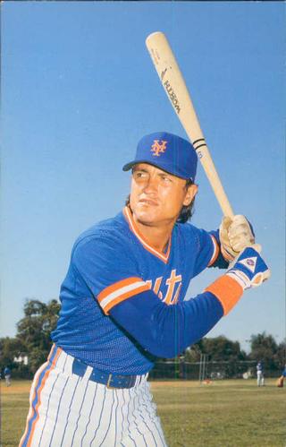 1985 Barry Colla New York Mets Photocards #1485 Clint Hurdle Front