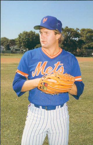 1985 Barry Colla New York Mets Photocards #1685 Bill Latham Front