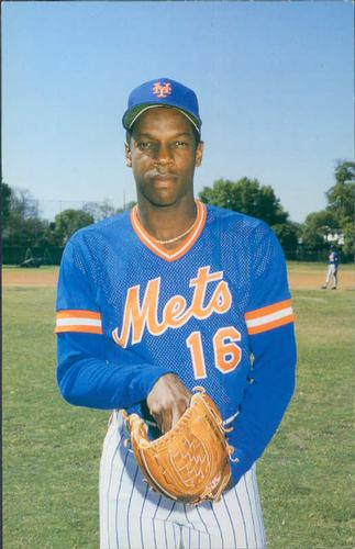 1985 Barry Colla New York Mets Photocards #1985 Dwight Gooden Front