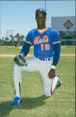 1985 Barry Colla New York Mets Photocards #2285 Darryl Strawberry Front