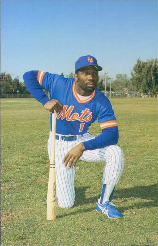 1985 Barry Colla New York Mets Photocards #2885 Mookie Wilson Front