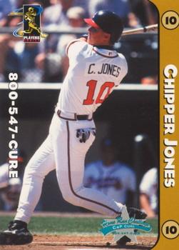 2001 Cap Cure Home Run Challenge #NNO Chipper Jones / Jim Thome Front